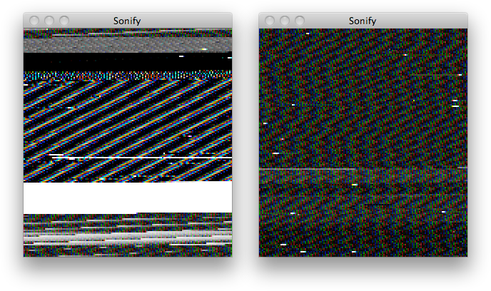 Glitchy outputs from Sonify & Ableton